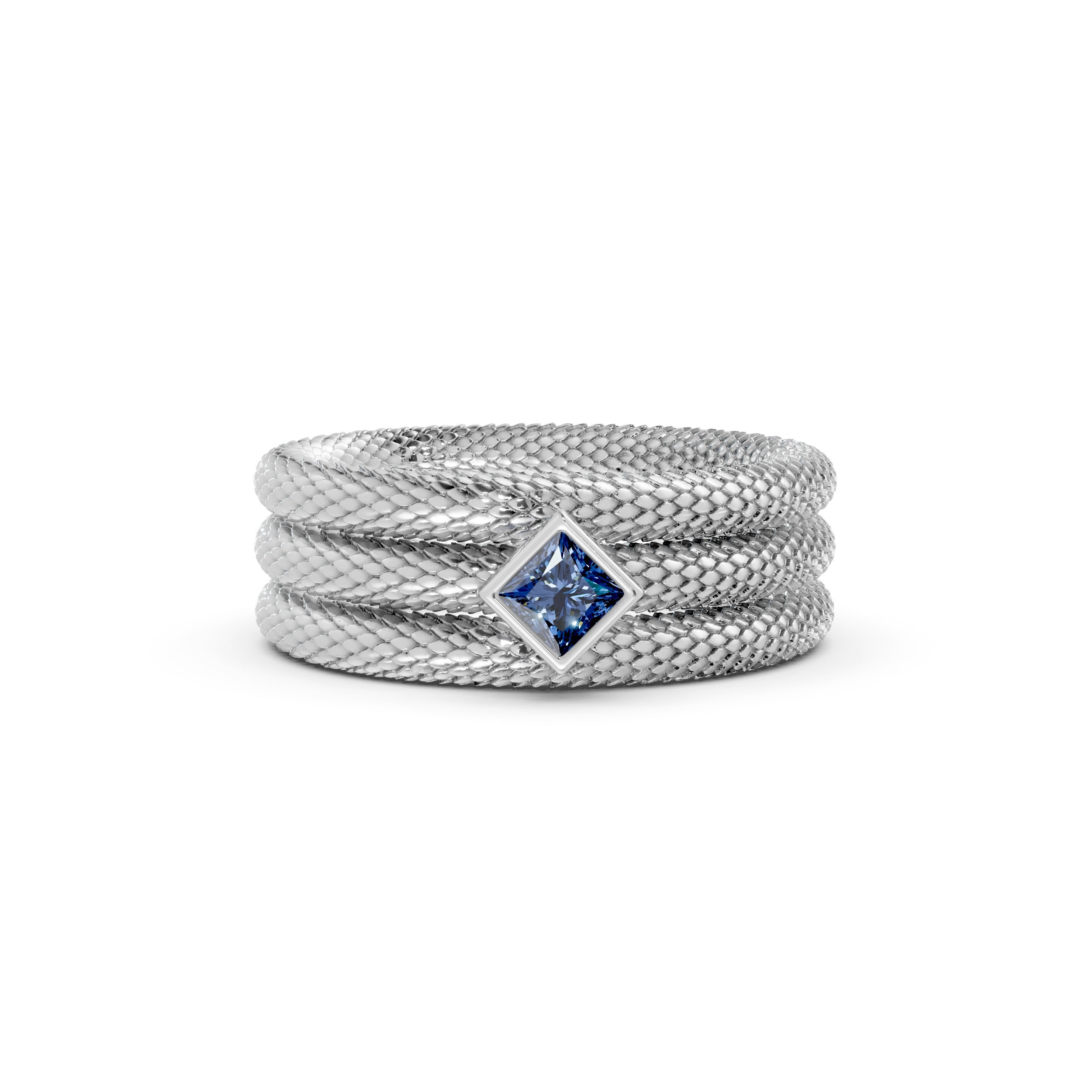 Sapphire Snake Ring Set – Design by Kolyan