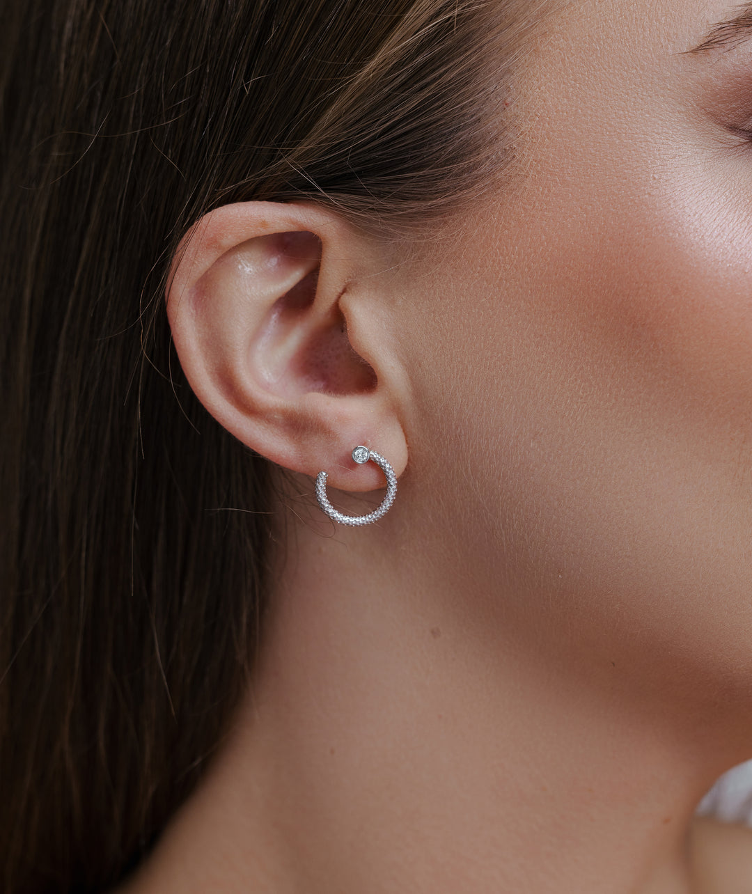 Dotted Diamond Earrings