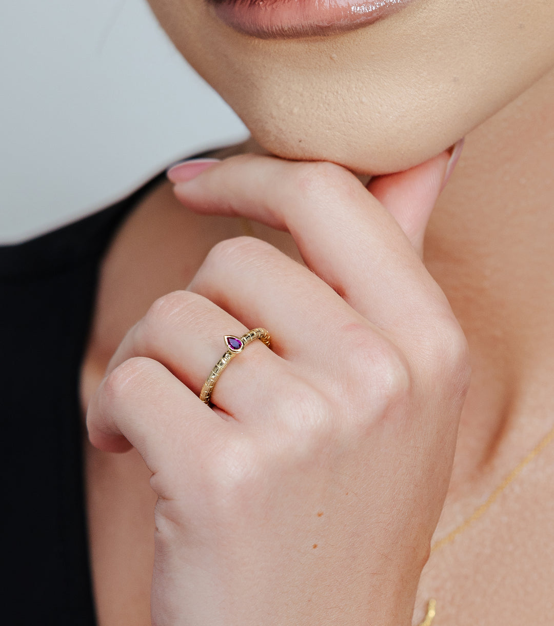 Ruby Rock Ring