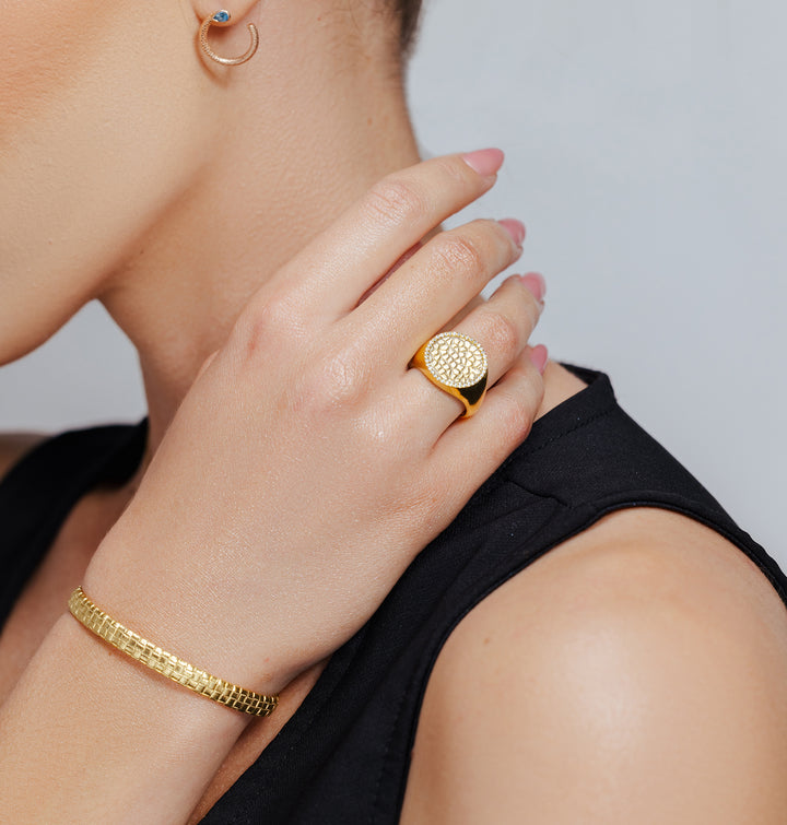 Nugget Signet Ring