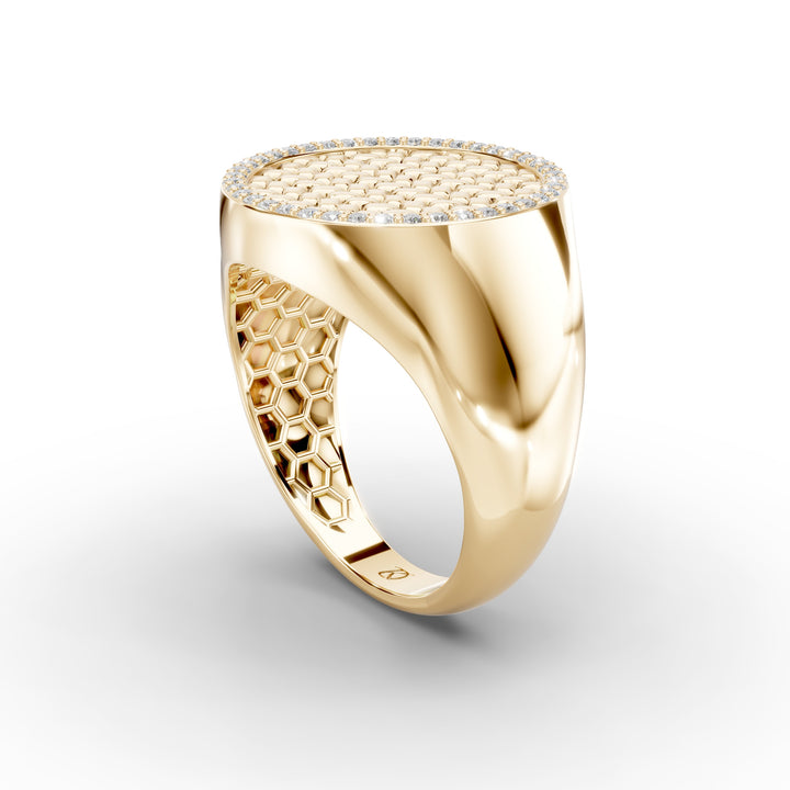 Weave Signet Ring