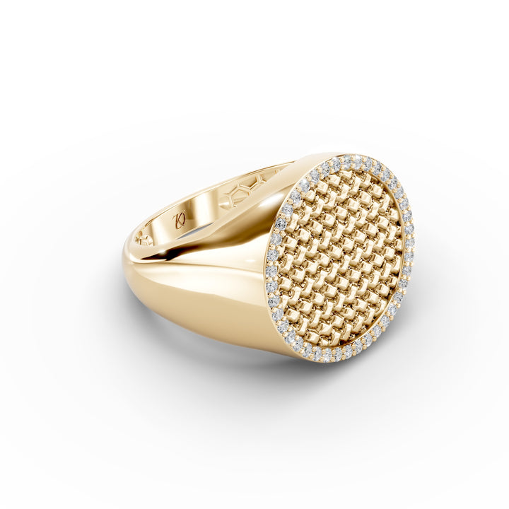 Weave Signet Ring