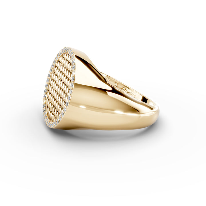 Weave Signet Ring