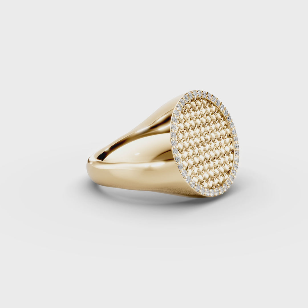 Weave Signet Ring